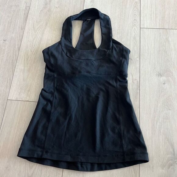 Lululemon women’s black tank top size 4 - Picture 1 of 6